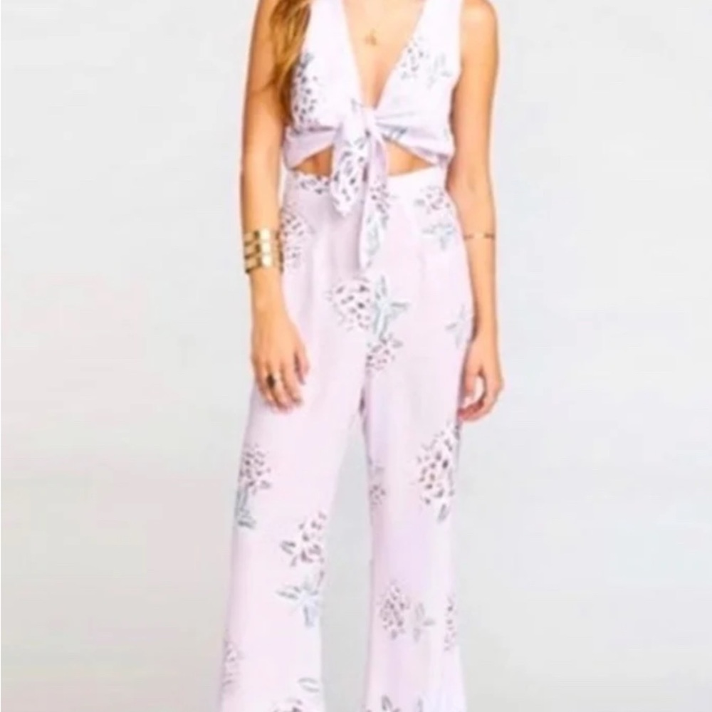 Show Me Your Mumu Jackson Lilac Jumpsuit Revolve NWOT